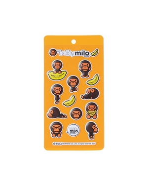 Autres Accessoires Bape Milo & Banana sticker pack Orange Femme | FWA-24496657